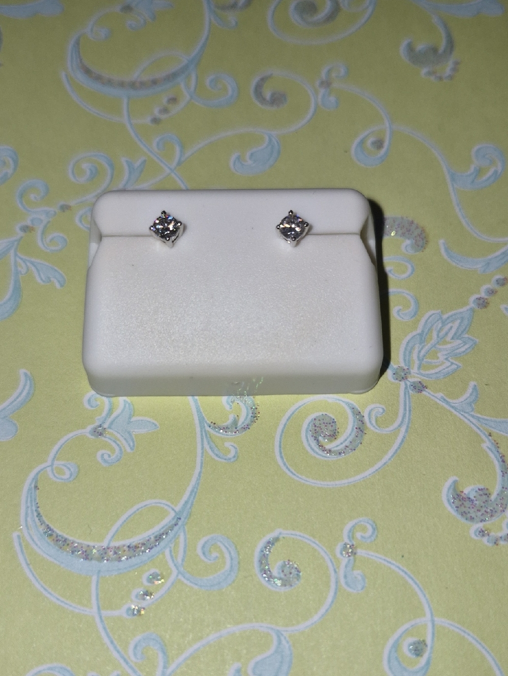 Moissante 925 Sterling Silver Stud Earrings